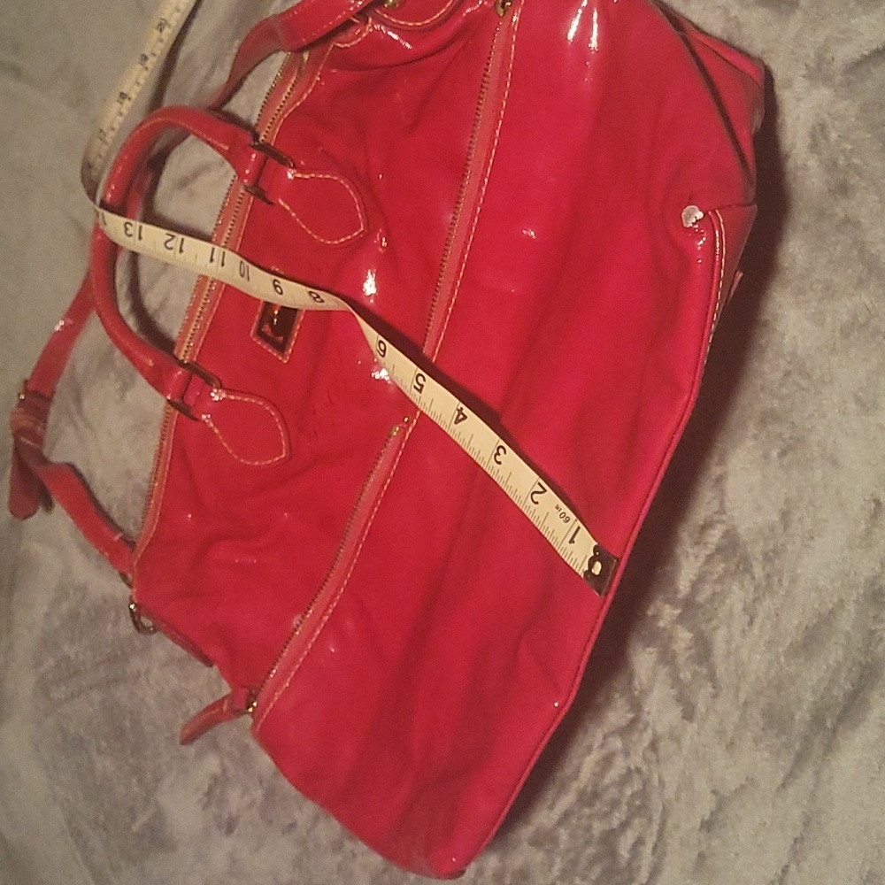 Dooney & Bourke Fuchsia Patent Leather Handbag - Picture 14 of 16